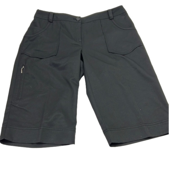 Izod black golf bermuda shorts with stretch - Picture 1 of 9